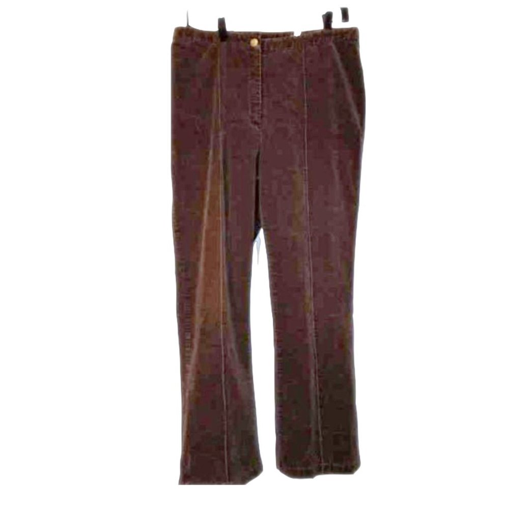 NEWPORT NEWS JEANOLOGY COLLECTION Brown Stretch Corduroy Boot Cut Pants …